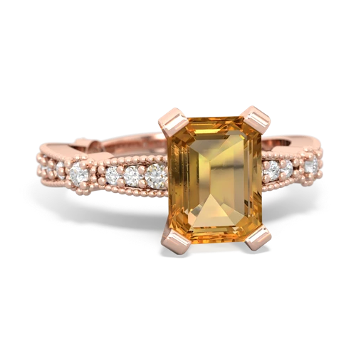 citrine engagement ring