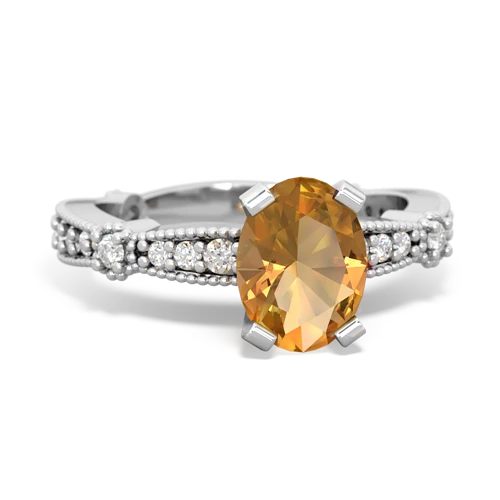 citrine engagement ring