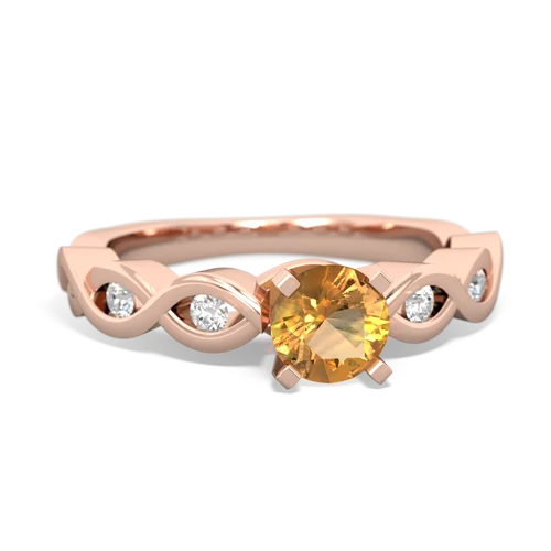 citrine engagement ring