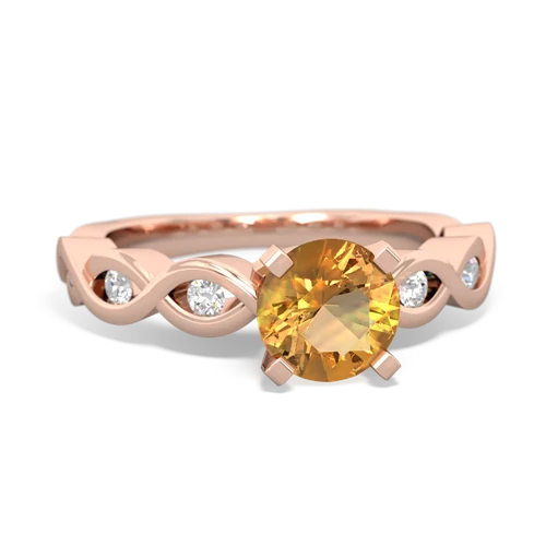 citrine engagement ring