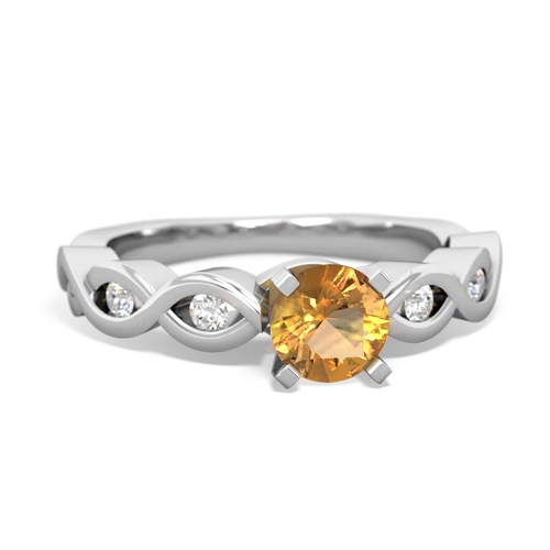 citrine engagement ring