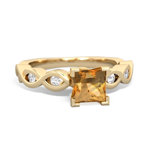 citrine engagement ring