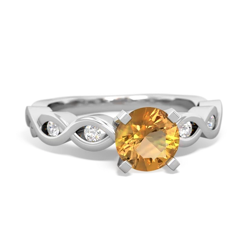 citrine engagement ring