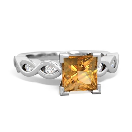 citrine engagement ring