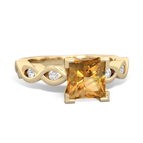 citrine engagement ring