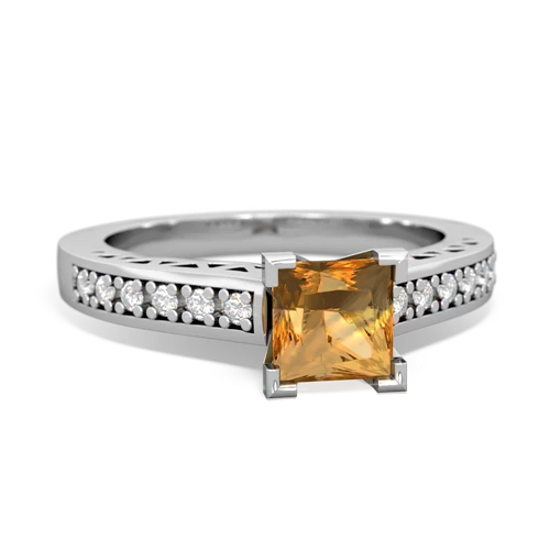 citrine engagement ring