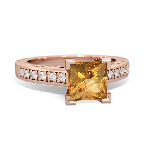 citrine engagement ring