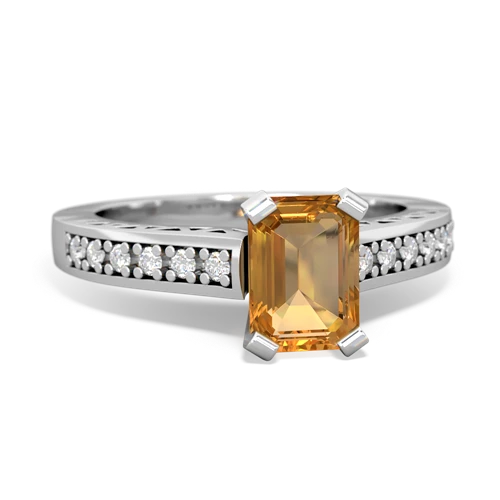 citrine engagement ring