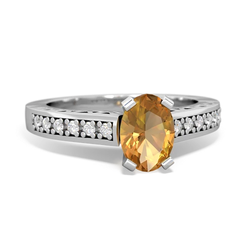 citrine engagement ring