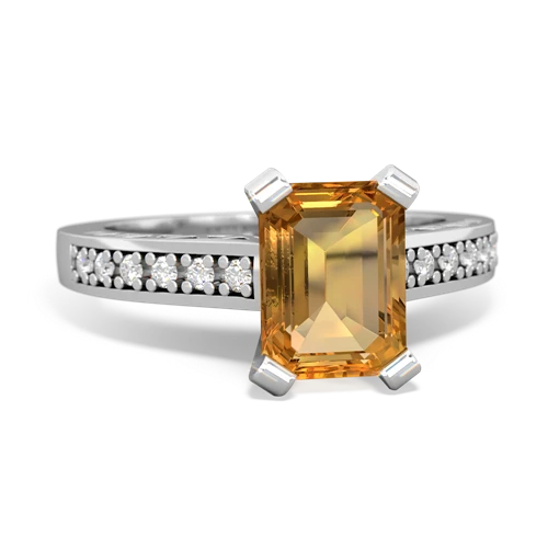 citrine engagement ring