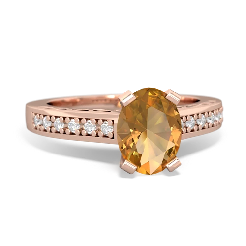 citrine engagement ring