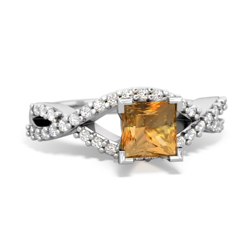 citrine engagement ring