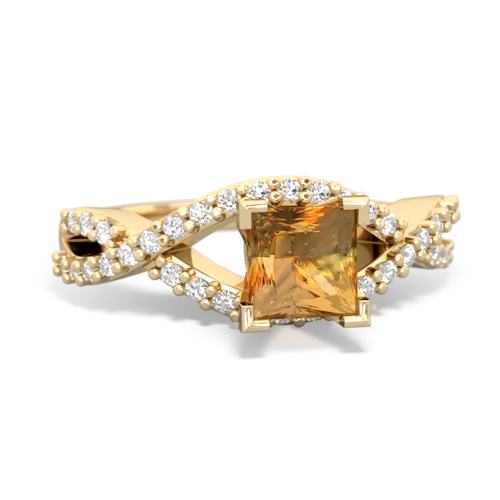 citrine engagement ring