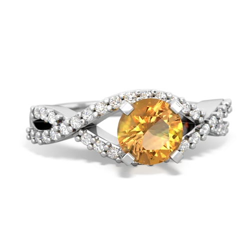 citrine engagement ring