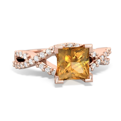 citrine engagement ring