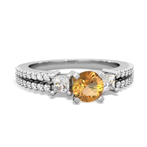 citrine engagement ring