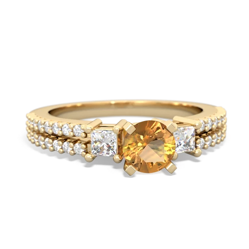 citrine engagement ring