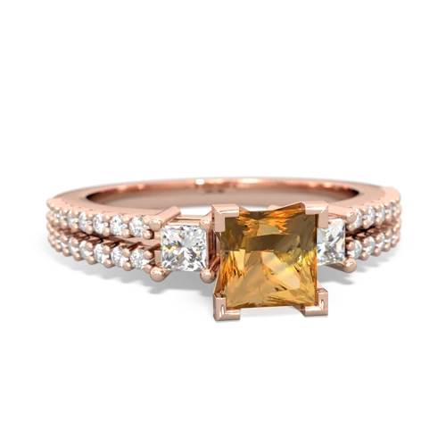 citrine engagement ring