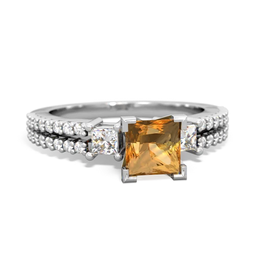 citrine engagement ring