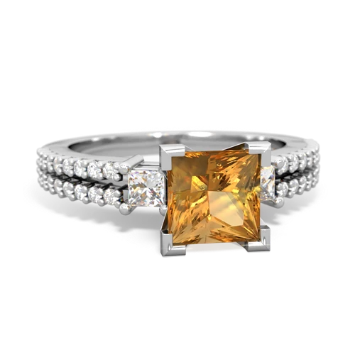 citrine engagement ring