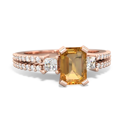 citrine engagement ring