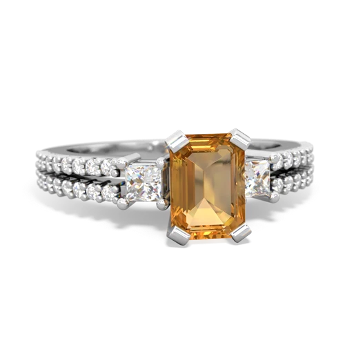 citrine engagement ring