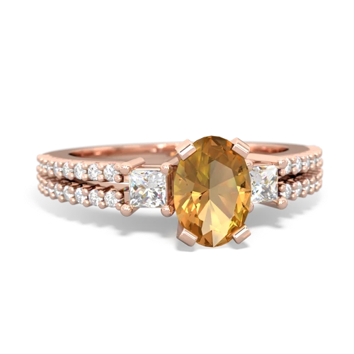 citrine engagement ring