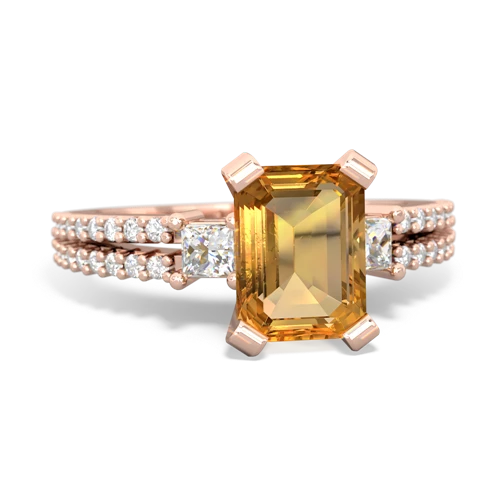 citrine engagement ring