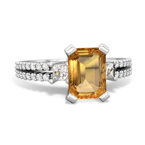 citrine engagement ring