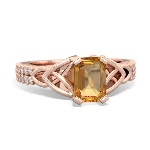 citrine engagement ring