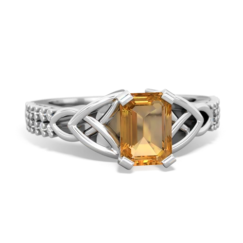 citrine engagement ring