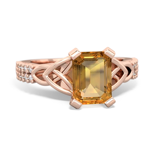 citrine engagement ring