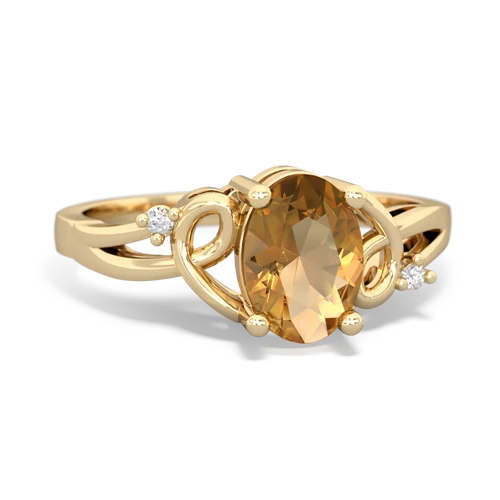 Citrine Swirls Genuine Citrine ring Ring