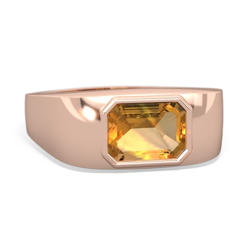 citrine mens ring