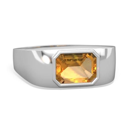 citrine mens ring