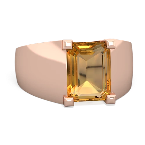 citrine mens ring