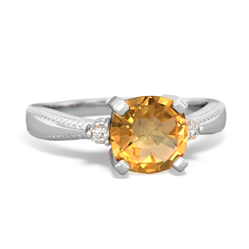 citrine modern ring