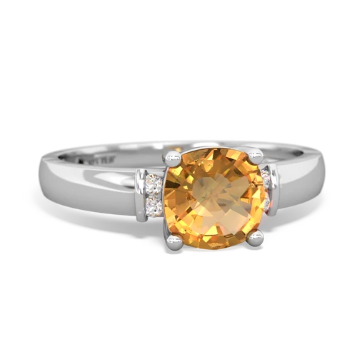 citrine modern ring