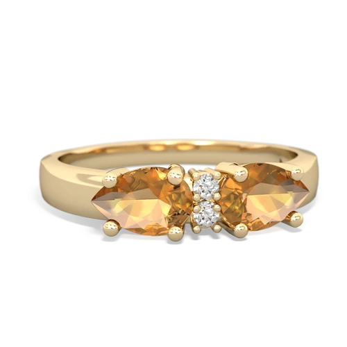 citrine timeless ring