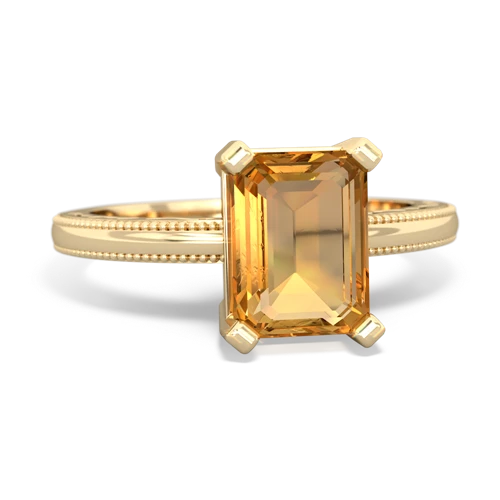 citrine timeless ring