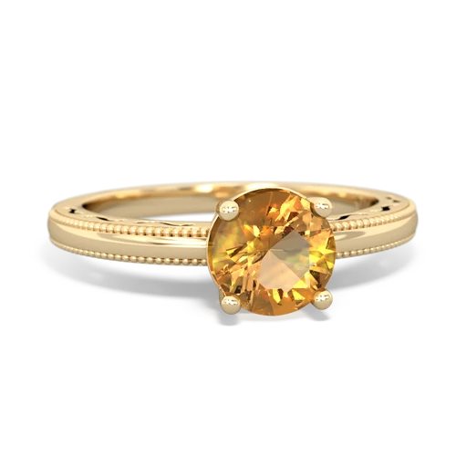 citrine timeless ring