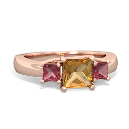 citrine-tourmaline timeless ring