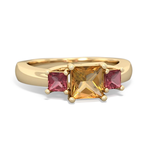 citrine-tourmaline timeless ring