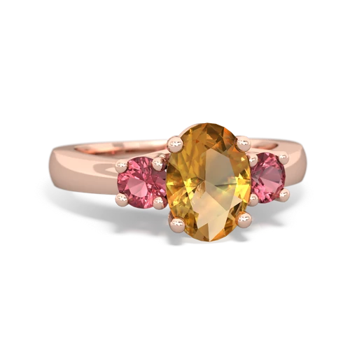 citrine-tourmaline timeless ring