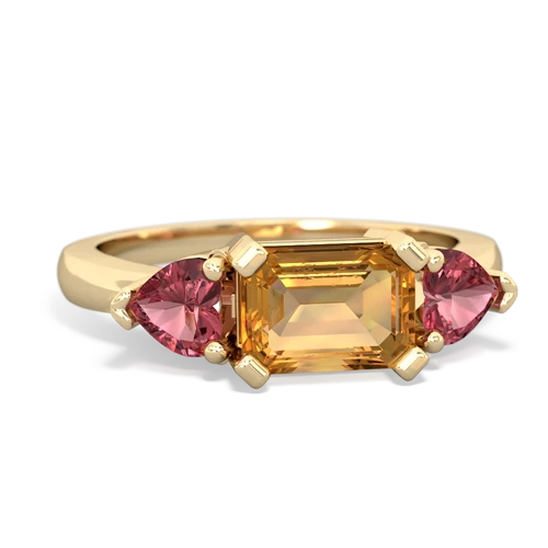 citrine-tourmaline timeless ring