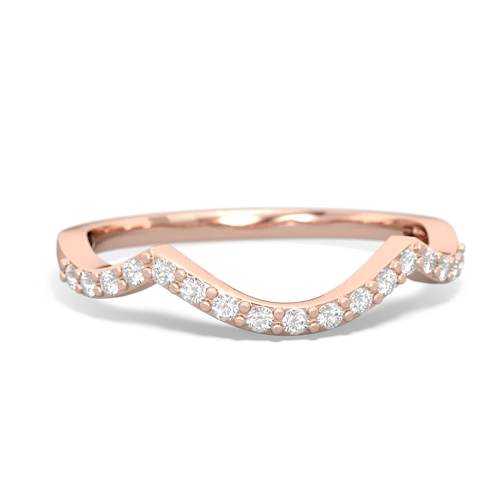 Matching rings for Aquamarine Diamond Twist 14K Rose Gold ring R26405SQ
