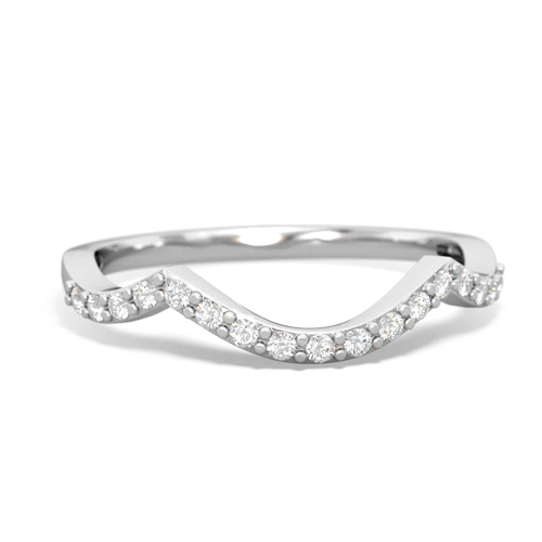 Matching rings for Aquamarine Diamond Twist 14K White Gold ring R26406RD