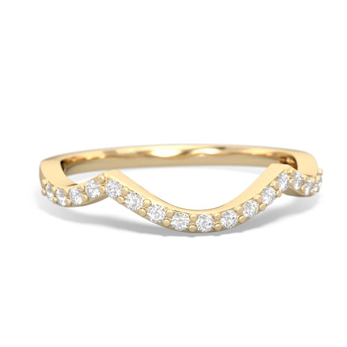 Matching rings for Aquamarine Diamond Twist 14K Yellow Gold ring R26405RD