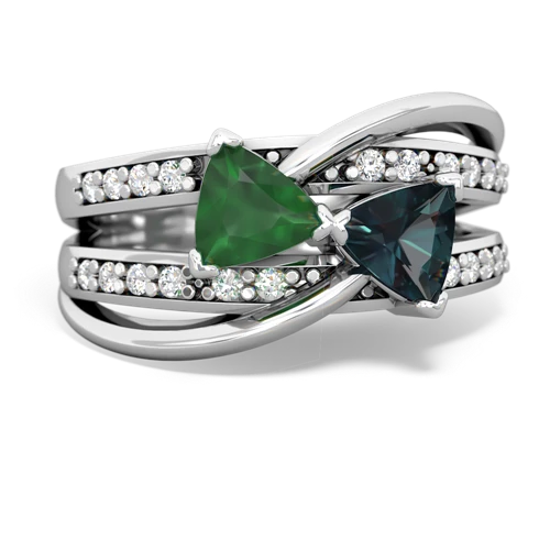 emerald-alexandrite couture ring