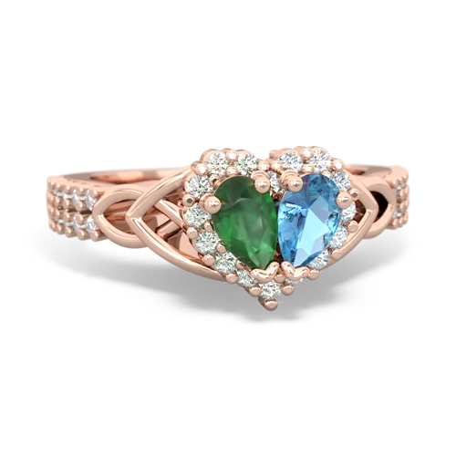 emerald-blue topaz keepsake engagement ring